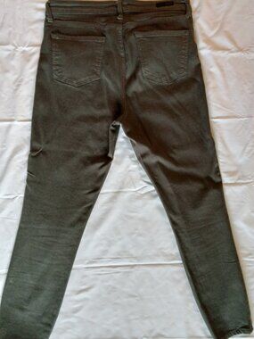 Women's KUT from the kloth skinny/high rise pants, forest green, size 10
